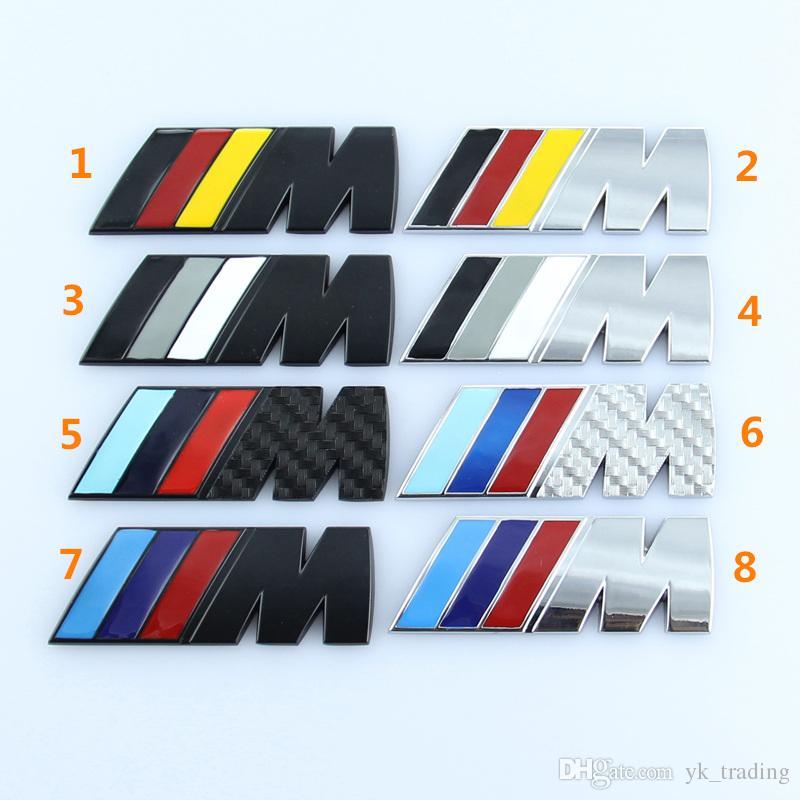 BMW M3 Power Logo - 8cm*3cm Bmw M3 M5 M power sport Metal M logo badge brand rear tail trunk  Fender Emblem Sticker Decal
