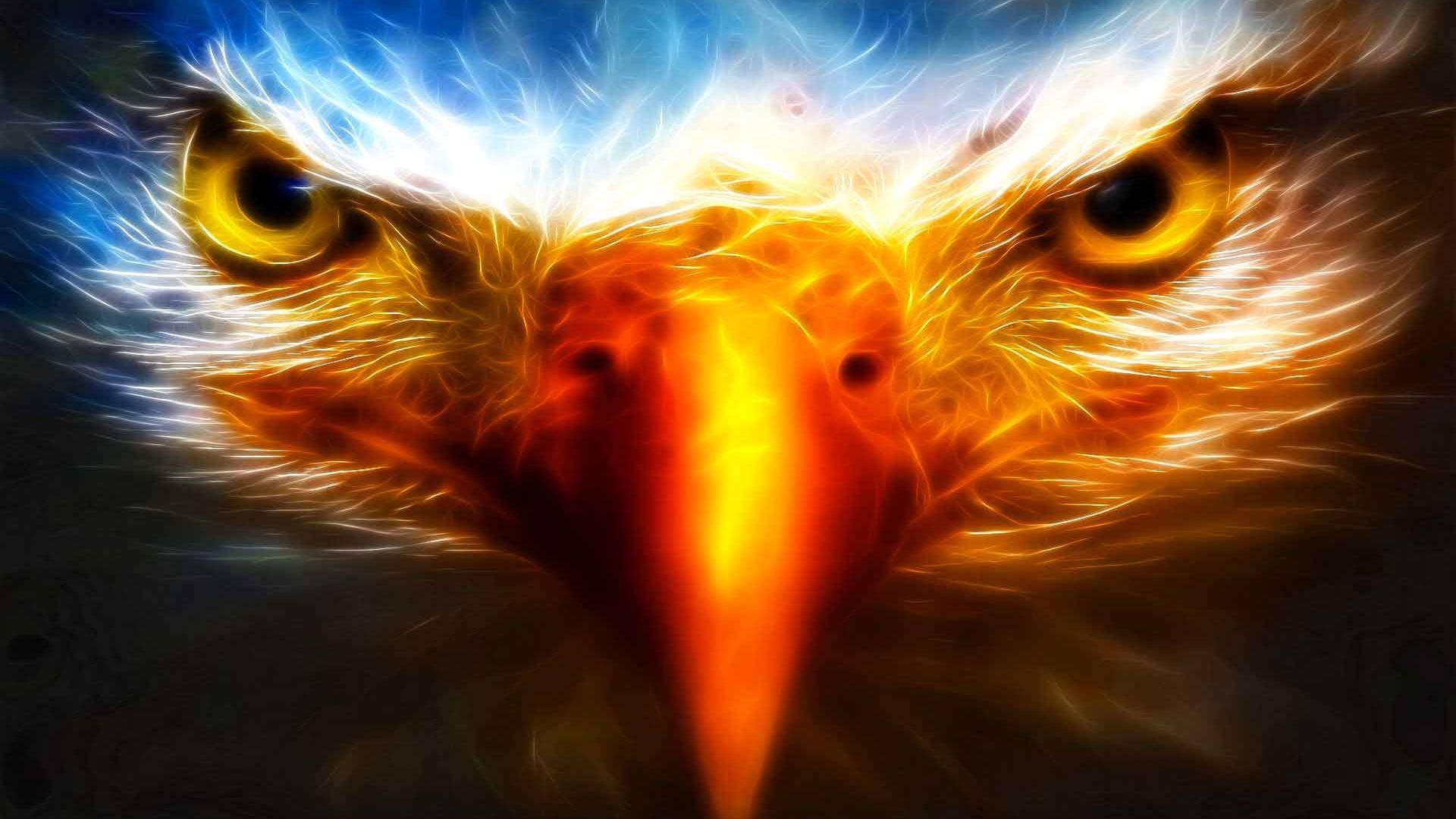 Red Eagle 3D Logo - 