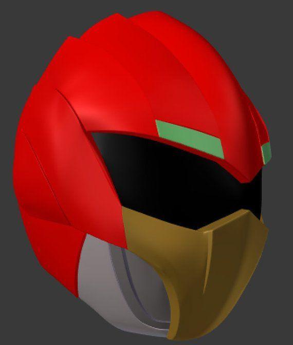 Red Eagle 3D Logo - power rangers zyuoh red eagle helmet stl file for 3D printing