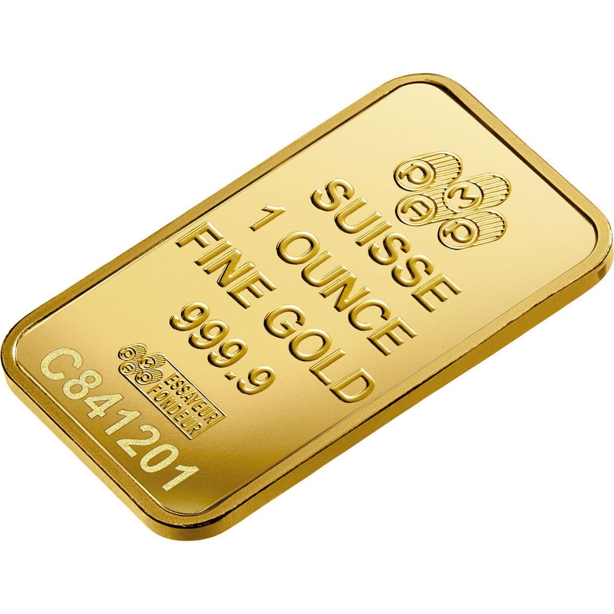 Gold Bar Logo - 1 oz Gold Bar - PAMP Suisse Lady Fortuna Veriscan | Gold Avenue