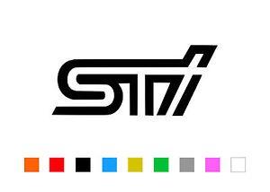 STI Logo - Subaru STI Logo Decal Vinyl Sticker | eBay