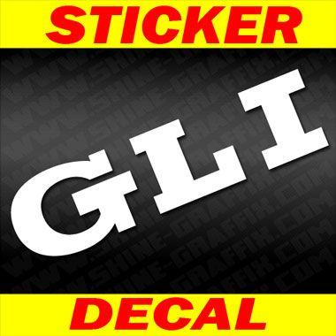 Gli Logo - GLI Sticker Decal. Shine Graffix.com