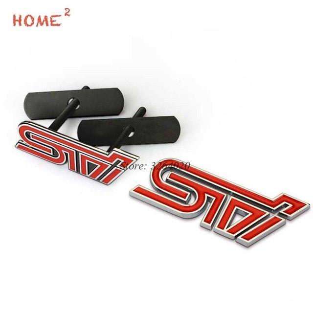 STI Logo - Car Styling Exterior Accessories for STI Logo Sticker Grille Emblem ...