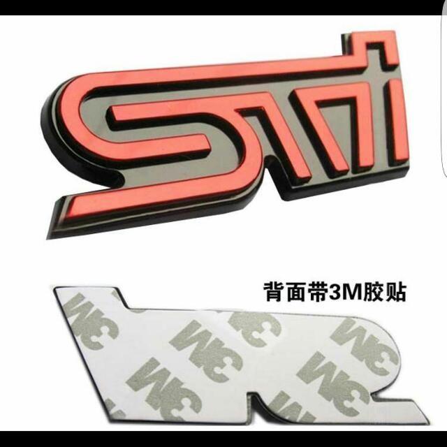 STI Logo - STI Logo, Car Accessories on Carousell