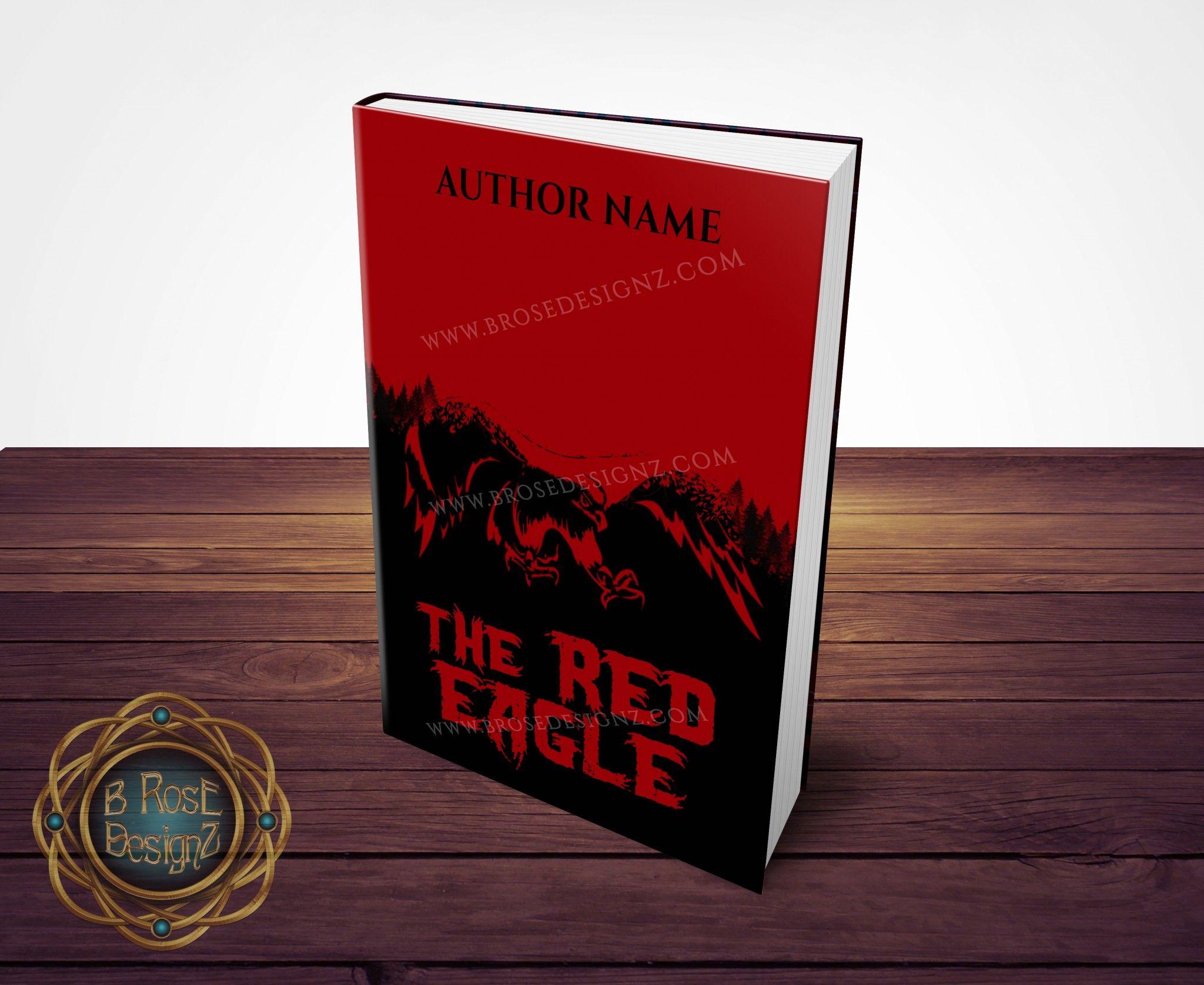 Red Eagle 3D Logo - The Red Eagle Book Cover Designer