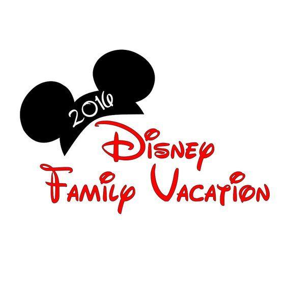 Disney Family Logo - Disney Family Vacation Custom Personalized Iron on t-shirt Transfer ...