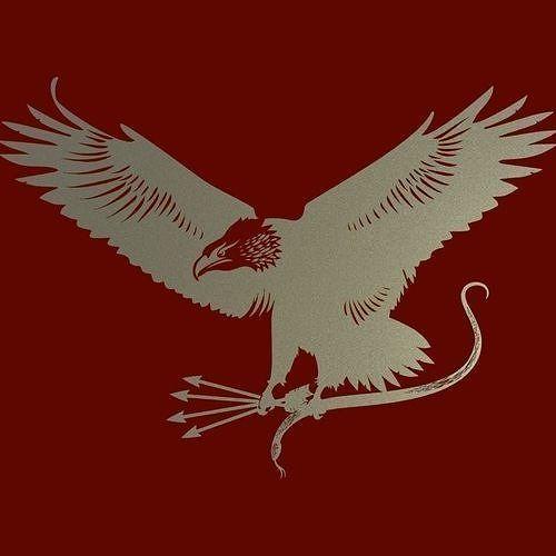 Red Eagle 3D Logo - 3D 2d vectors DXF EPS eagle | CGTrader
