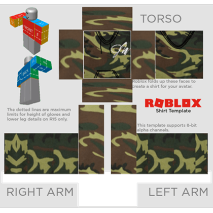 Roblox Shirt Template Army - roblox shirt template army