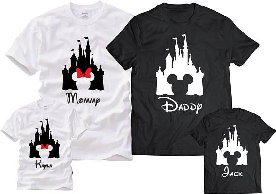 Disney Family Logo - Awesome Disney Family Shirts for your Vacation [+3 Weird ones]
