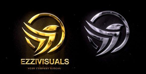 Silver and Gold Logo - VIDEOHIVE SILVER & GOLD LOGO REVEAL 2 After Effects Template