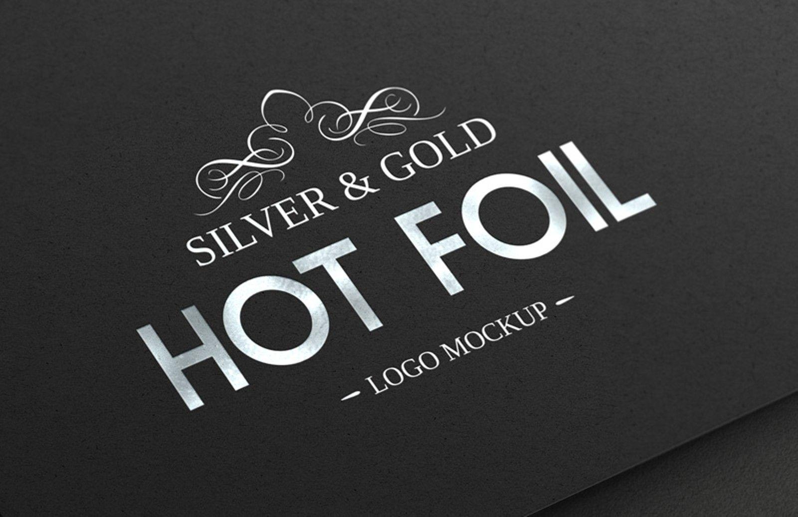 Silver and Gold Logo - Silver & Gold Hot Foil Logo Mockup