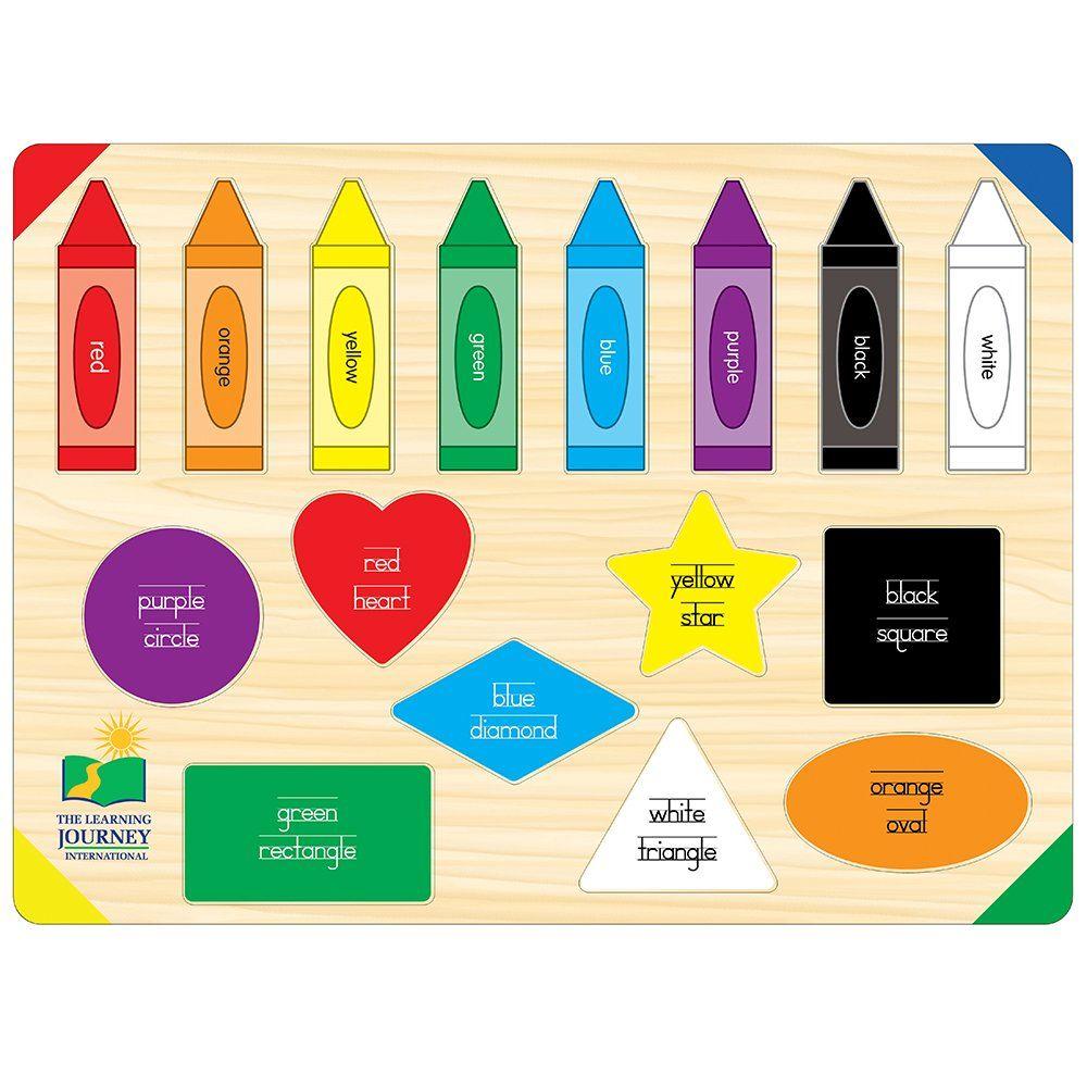 Blue Square Yellow Oval Logo - Learning Journey The 501825 Lift/Learn Colors and Shapes Puzzle ...