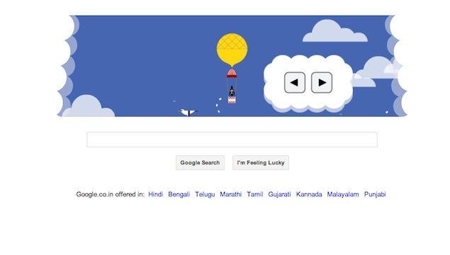 Google's 1st Logo - When was the first parachute jump? Google doodle marks the historic ...