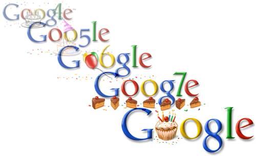 Google's 1st Logo - google-birthday-logos-4-to-8 - Por Homme - Contemporary Men's ...