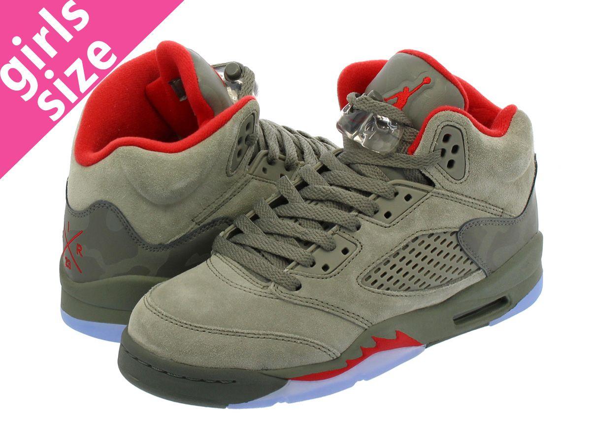 Camo Nike Jordans Logo - LOWTEX BIG-SMALL SHOP: NIKE AIR JORDAN 5 RETRO BG Nike Air Jordan 5 ...
