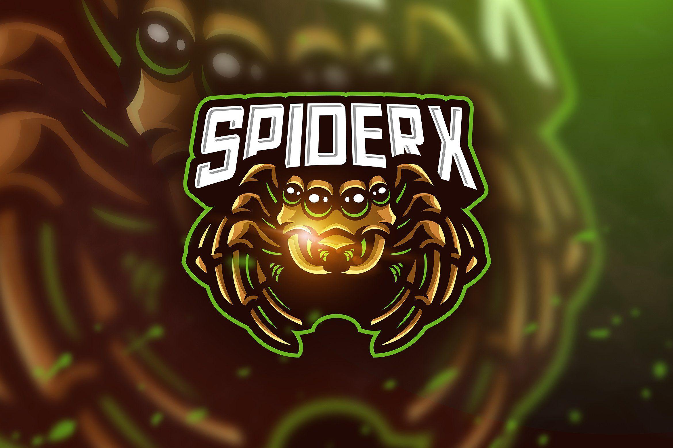 Spider Mascot Logo - Spider - Mascot & Esport Logo ~ Logo Templates ~ Creative Market