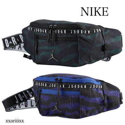 Camo Nike Jordans Logo - Nike AIR JORDAN 2018 19AW Camouflage Unisex Blended Fabrics Street