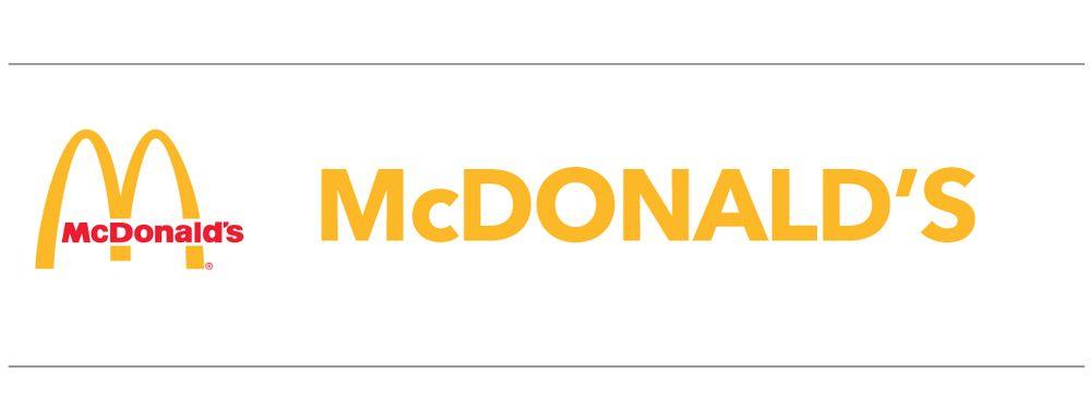 Silver and Gold Logo - McDonald's Logo Only / Silver / Gold / BLK GOLD