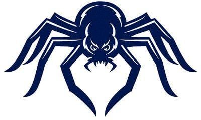 Spider Mascot Logo - Richmond Spiders Alternate Logo (2002) - Blue Spider looking to go ...