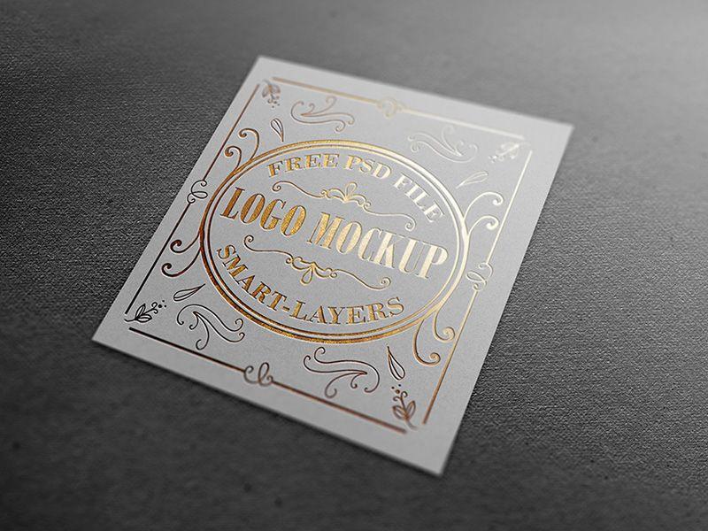 Silver and Gold Logo - Gold and Silver Foil Logo Mockup by GraphicsFuel (Rafi). Dribbble