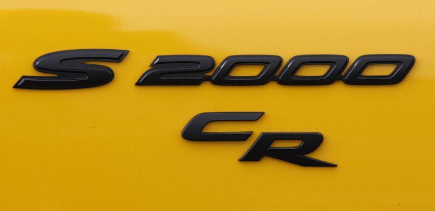 Honda S2000 Logo - OEM Honda S2000 CR Black Emblem
