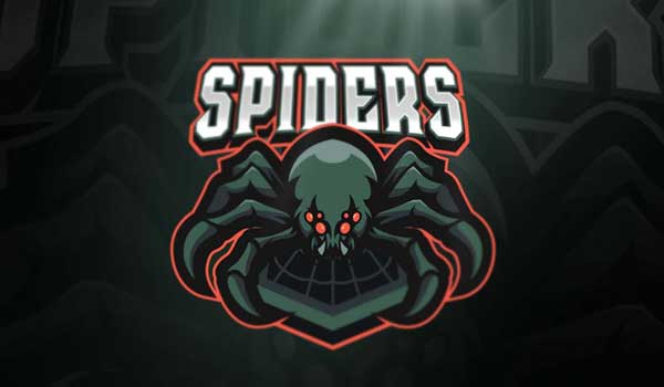 Spider Mascot Logo - Sports Animal Mascot Logo and Templates