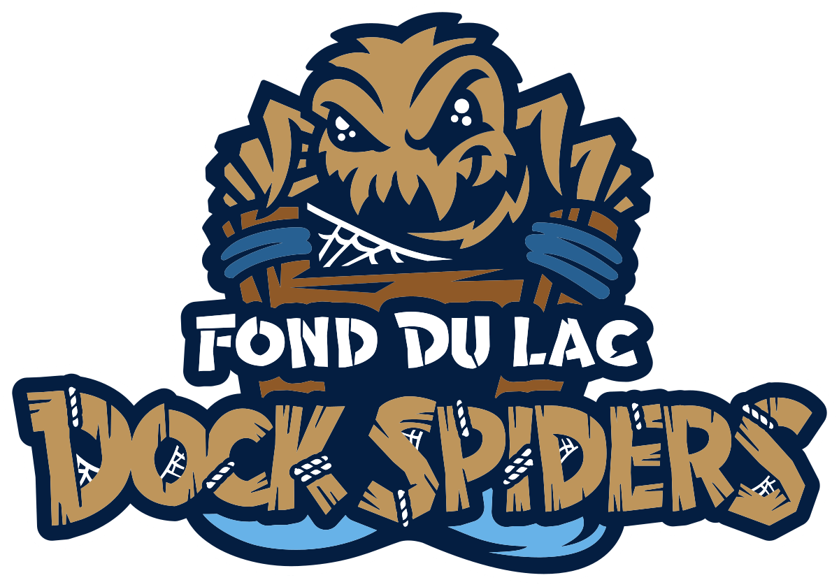 Spider Mascot Logo - Fond du Lac Dock Spiders
