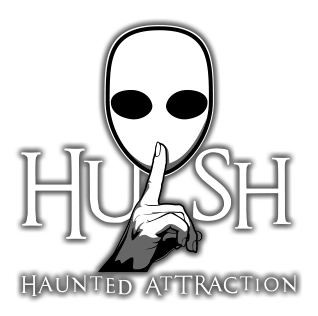 Hush Logo - HUSH Haunted Attraction