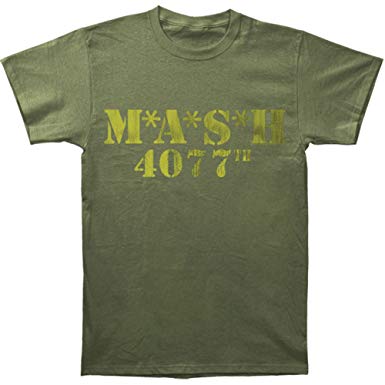 Green Clothing and Apparel Logo - Mash Logo 4077th Military Green T-Shirt Tee 2X [Apparel]: Amazon.co ...
