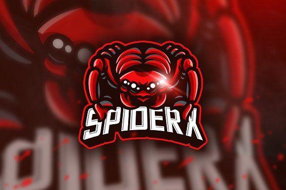 Spider Mascot Logo - Spider 2 - Mascot & Esport Logo ~ Logo Templates ~ Creative Market