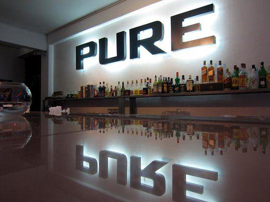 Lounge and Restarant Logo - Logo of PURE Bar Lounge & Restaurant, Sihanoukville