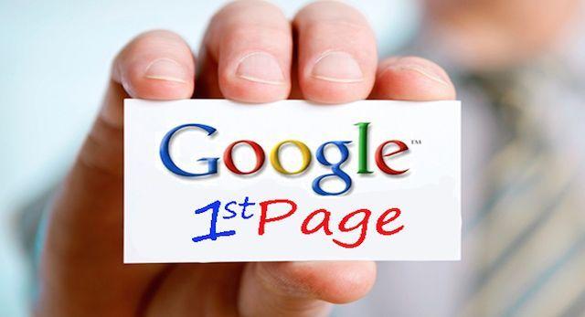 Google's 1st Logo - 5 key elements to rank 1st page of Google search results