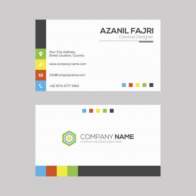 Multicolor Business Logo - Multicolor business card. Stock Image Page