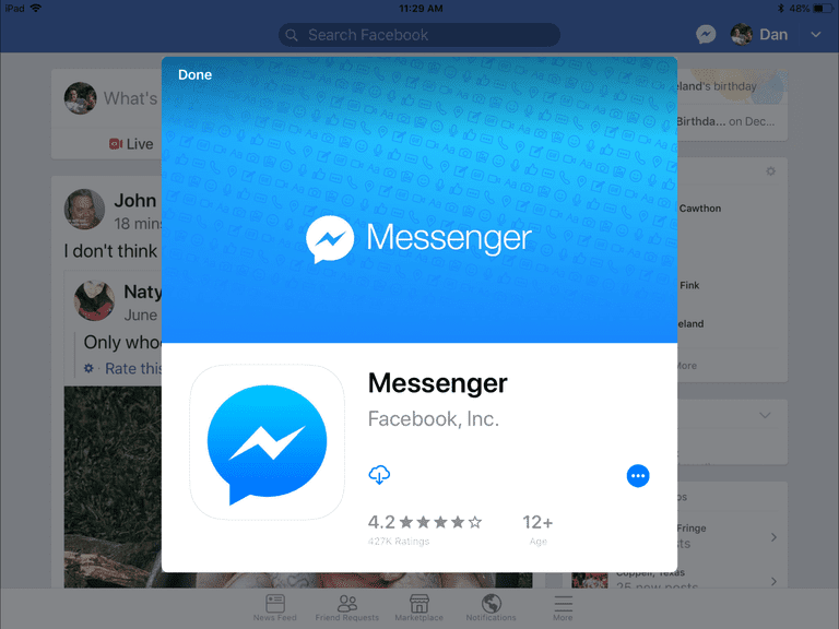iPad Messenger Logo - How to Send Facebook Messages on Your iPad