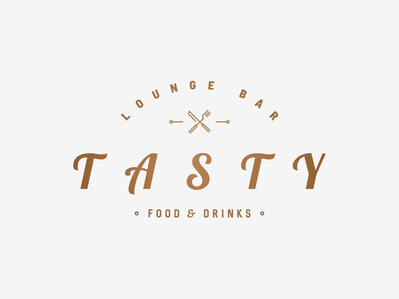 Lounge and Restarant Logo - Tasty Lounge Bar by Antonio Stojceski | Dribbble | Dribbble