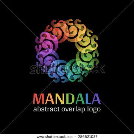 Multicolor Company Logo - Mandala sign logo, transparent overlap cycle business corporate ...