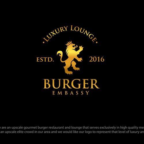 Lounge and Restarant Logo - Luxury Lounge and Gourmet Burger Restaurant Logo. Logo design contest