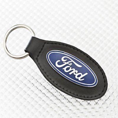 Official Ford Logo - Richbrook Official Licensed Ford Logo Leather Keyring: Amazon.co.uk