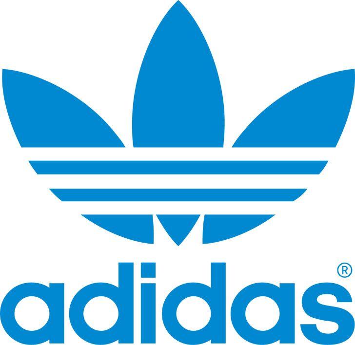 Adidas Color Logo - X Logos: Soft Blue Adidas Logo