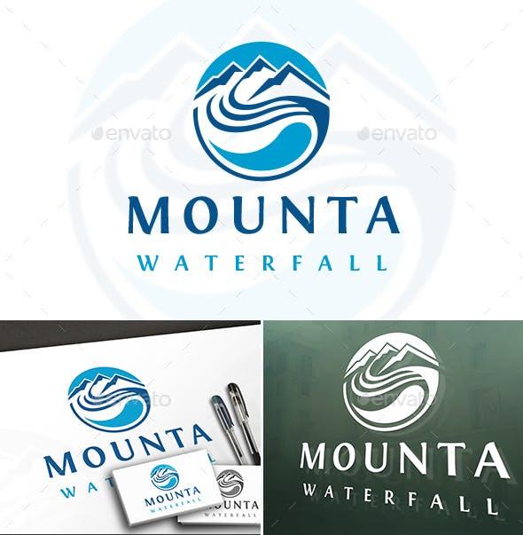WA Mountain Logo - Water Mountain Logo by BossTwinsArt | GraphicRiver
