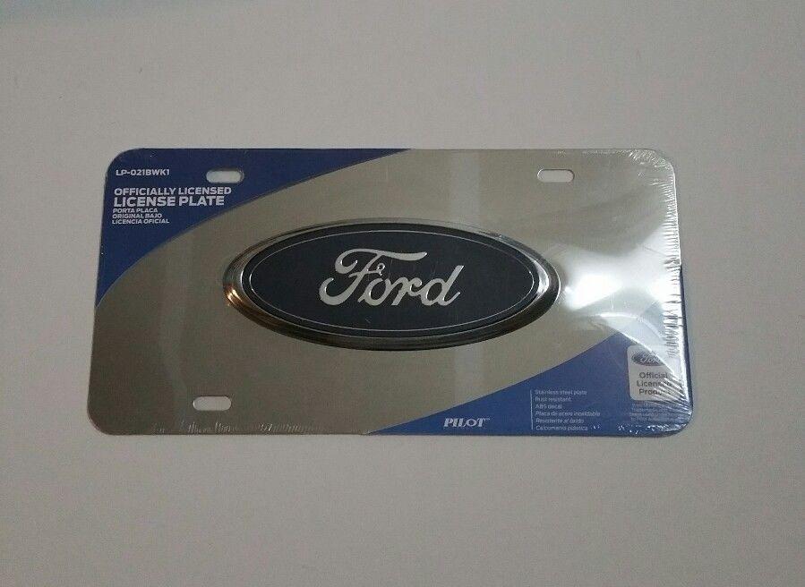 Official Ford Logo - Official Ford Logo Emblem 3D Auto Truck Chrome Stainless Steel ...