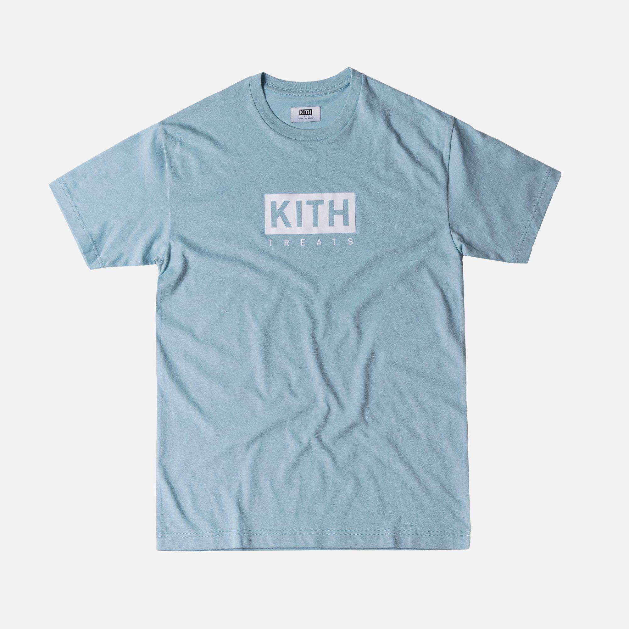 Kith Blue Logo - Kith Treats Tee - Light Blue