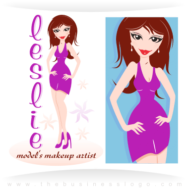 Girl Cartoon Logo - Cartoon Character, Blonde Girl, Fashion Design, Sexy Woman, Model ...