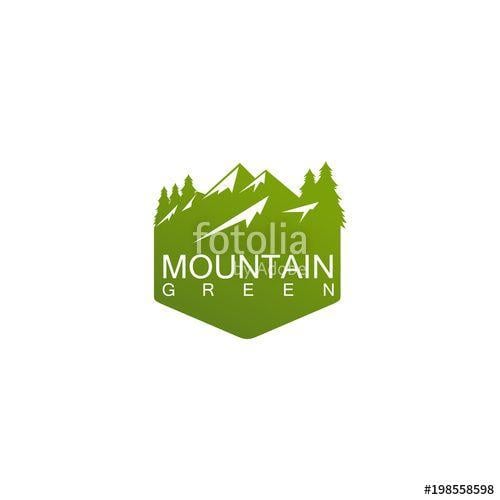 WA Mountain Logo - Green mountain logo