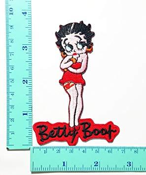 Girl Cartoon Logo - Betty Boop Sexy Lady Girl Cartoon Patch Logo Sew Iron on Embroidered ...