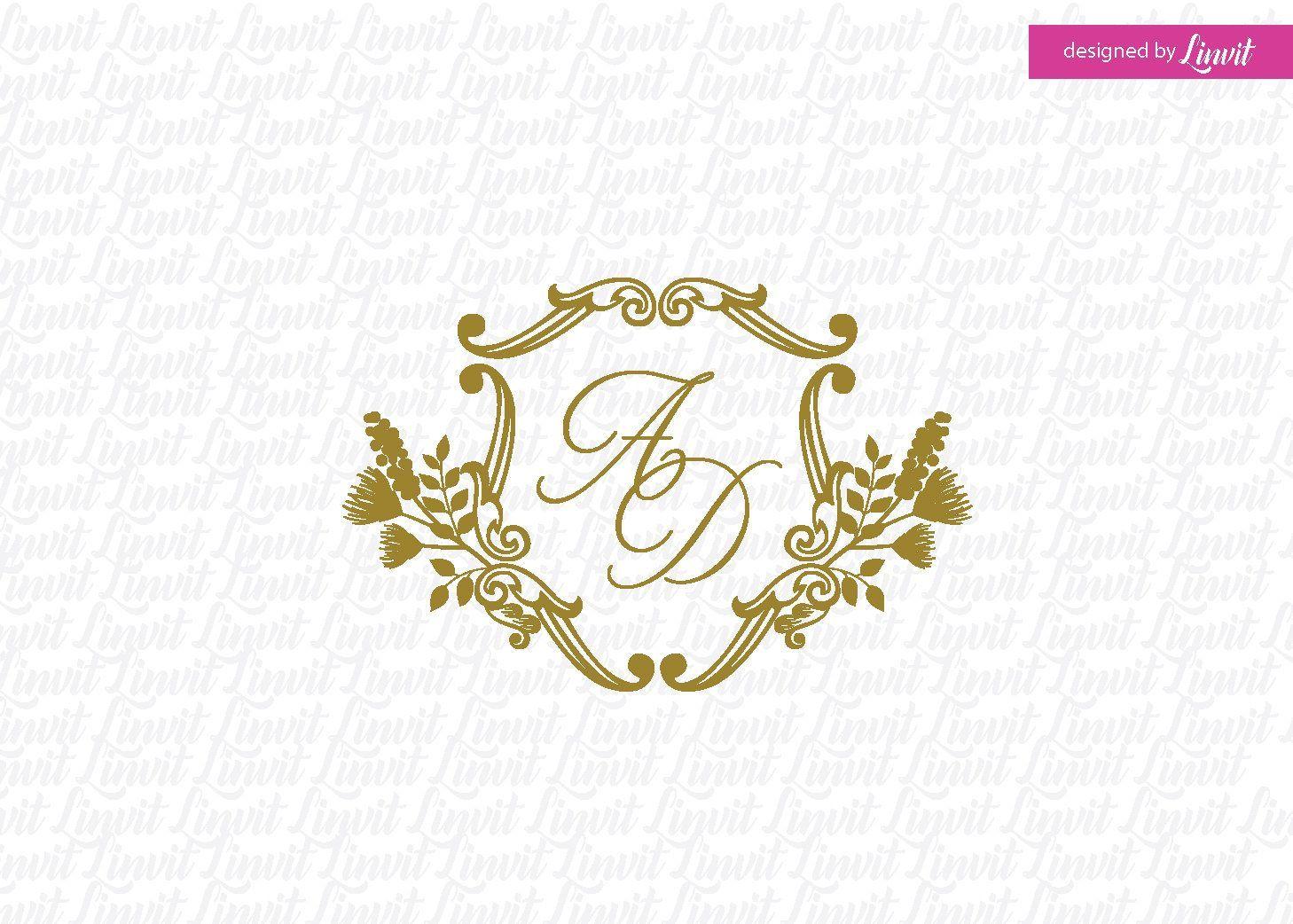Gold Wedding Logo - Luxury Wedding Logo, wedding logo, premade wedding logo, gold logo
