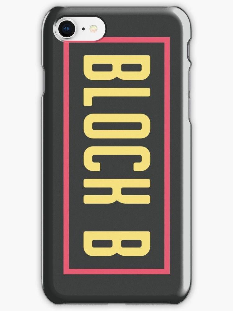 Block Phone Logo - BLOCK B LOGO' iPhone Case by imgoodimdone. Kpop Phone Cases