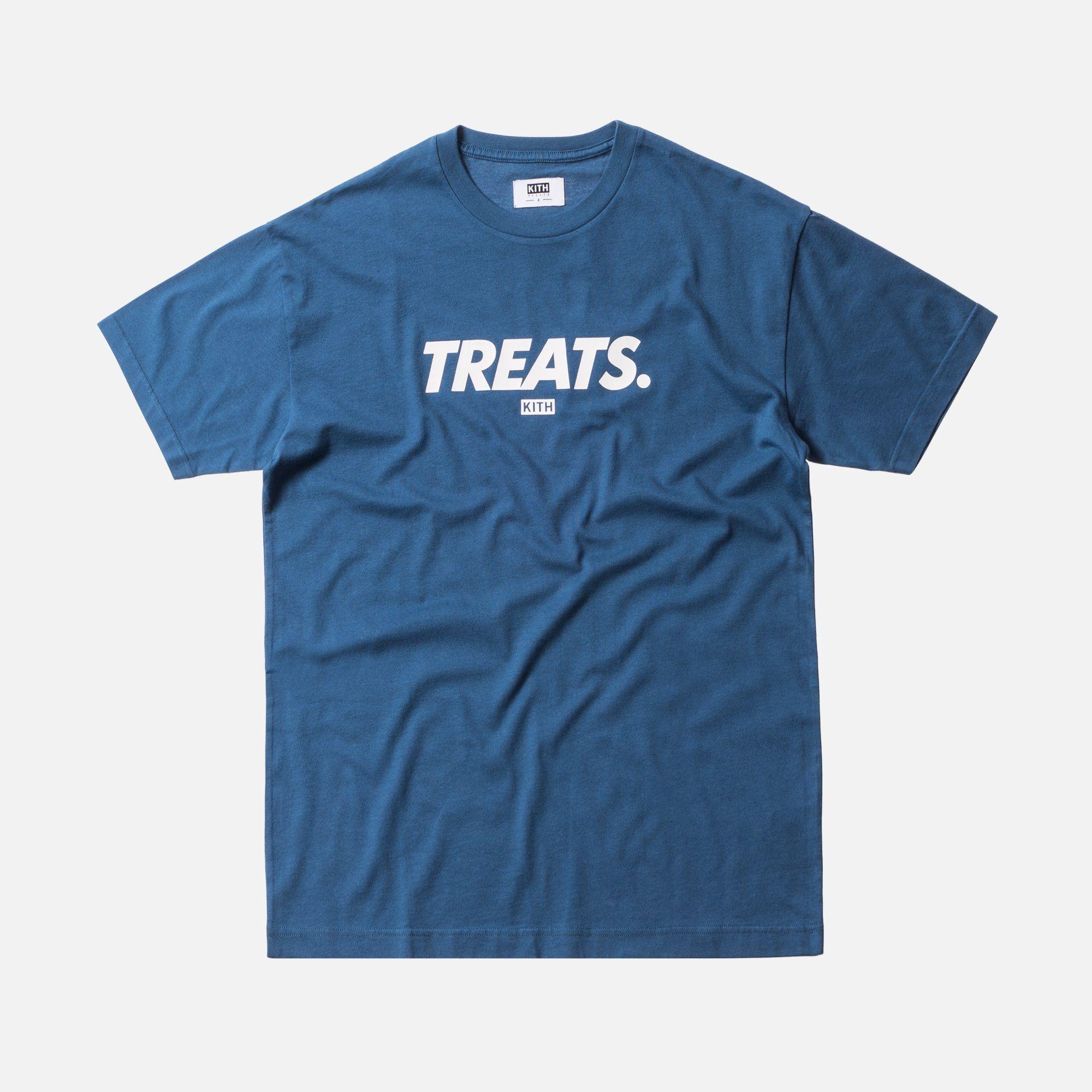 Kith Blue Logo - Kith Treats Tee - Blue