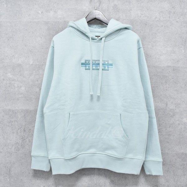 Kith Blue Logo - kindal: KITH Strike Box Logo Williams Hoody pullover parka blue size ...