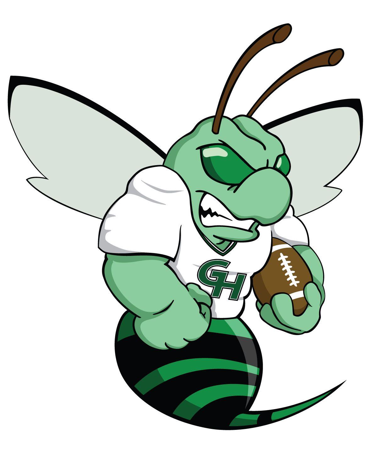 Hornets Football Logo - St. Clair Shores
